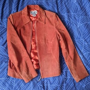 VINTAGE Clio Real Suede Orange Jacket